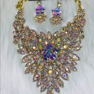 Color Shifting Statement Jewelry Set
